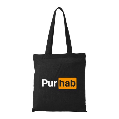 Pur hab - Bevásárló táska fekete
