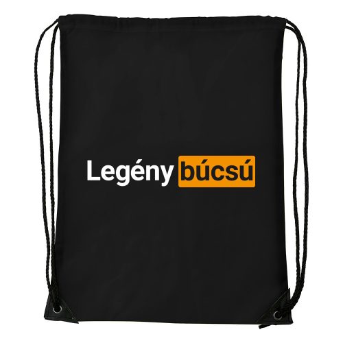 Legény búcsú - Sport táska fekete