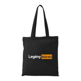 Legény búcsú - Bevásárló táska fekete