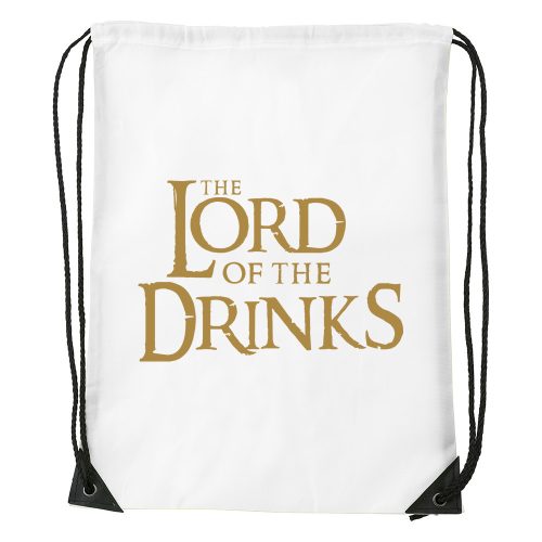 The Lord of the Drinks - Sport táska fehér