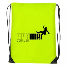Apu ma bebaszik - Sport táska sárga