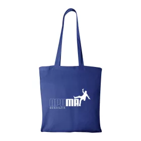 Apu ma bebaszik - Bevásárló táska kék