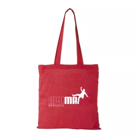 Apu ma bebaszik - Bevásárló táska piros