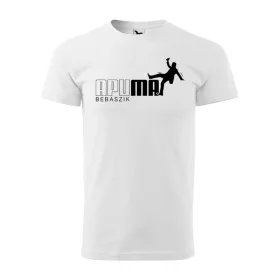Póló Apu ma bebaszik  mintával - Fehér