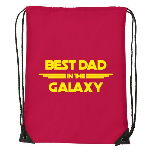 Best dad in the galaxy - Sport táska piros