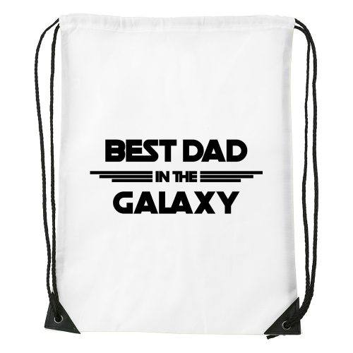Best dad in the galaxy - Sport táska fehér