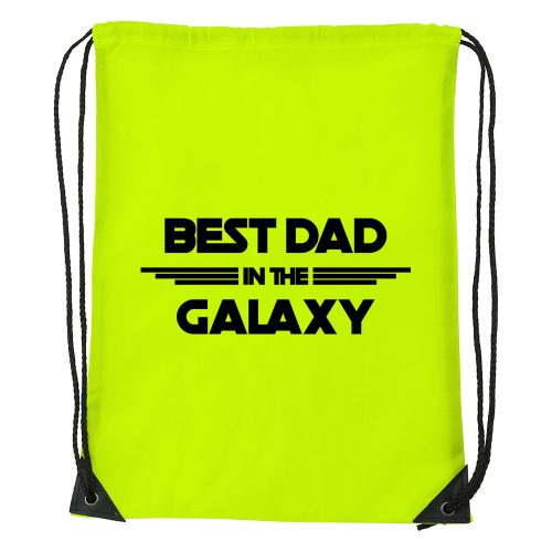 Best dad in the galaxy - Sport táska sárga