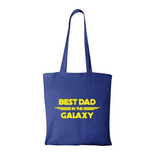Best dad in the galaxy - Bevásárló táska kék