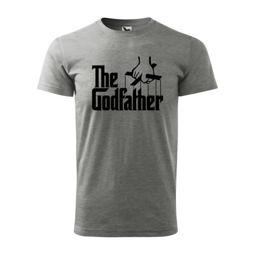 Póló The Godfather  mintával - Szürke XXXL méretben