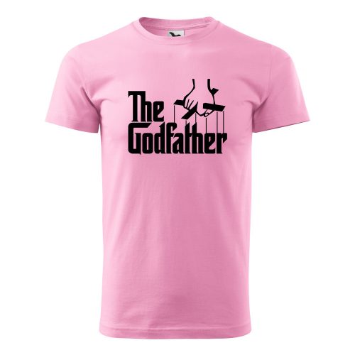 Póló The Godfather  mintával - Rózsaszín M méretben