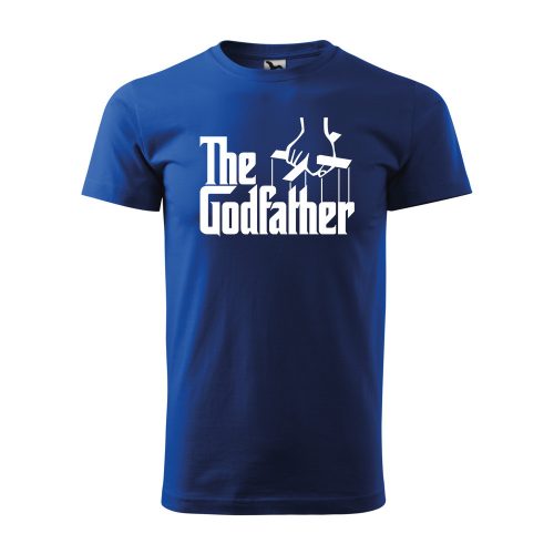 Póló The Godfather  mintával - Kék XXXL méretben