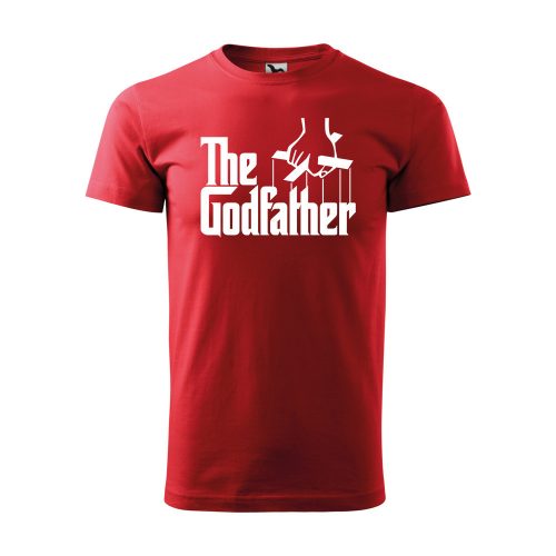Póló The Godfather  mintával - Piros M méretben