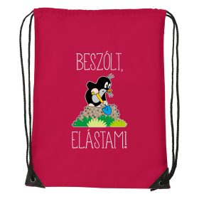 Beszólt, elástam! - Sport táska piros