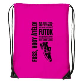 Nem azért futok - Sport táska magenta