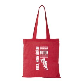Nem azért futok - Bevásárló táska piros