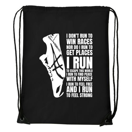 I run - Sport táska fekete