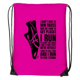 I run - Sport táska magenta