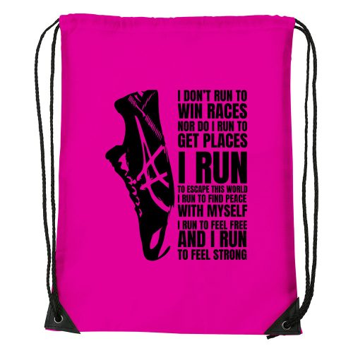 I run - Sport táska magenta