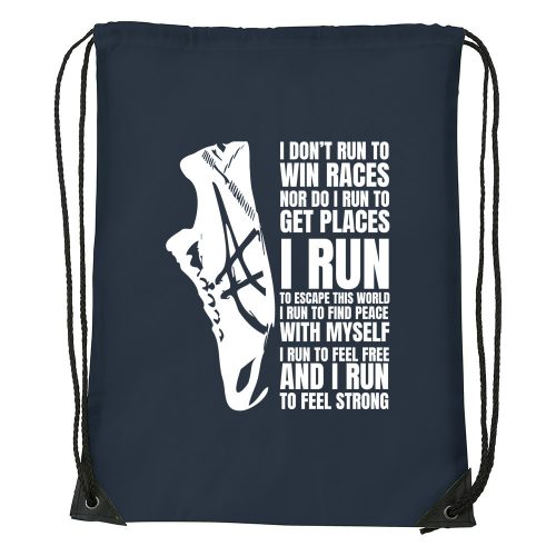I run - Sport táska navy kék