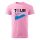 Póló Tour de Velence  mintával - Rózsaszín L méretben