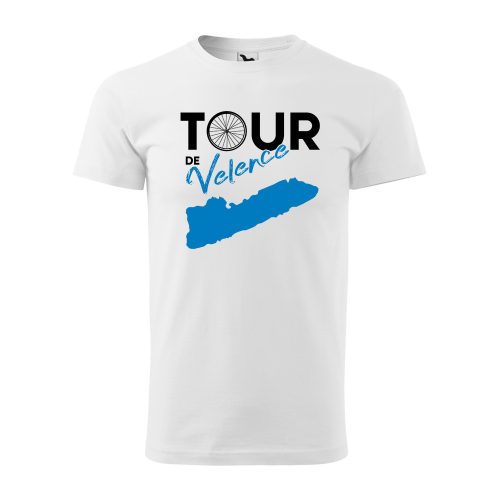 Póló Tour de Velence  mintával - Fehér XL méretben