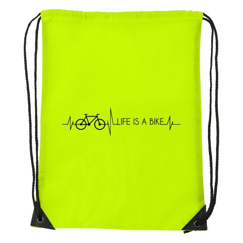 Life is a bike - Sport táska sárga