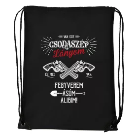 Van egy csodaszép lányom - Sport táska fekete
