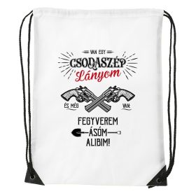 Van egy csodaszép lányom - Sport táska fehér