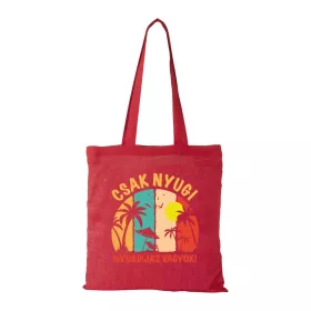 Csak nyugi, nyugdíjas vagyok - Bevásárló táska piros