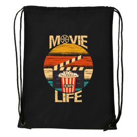 Movie is my life - Sport táska fekete