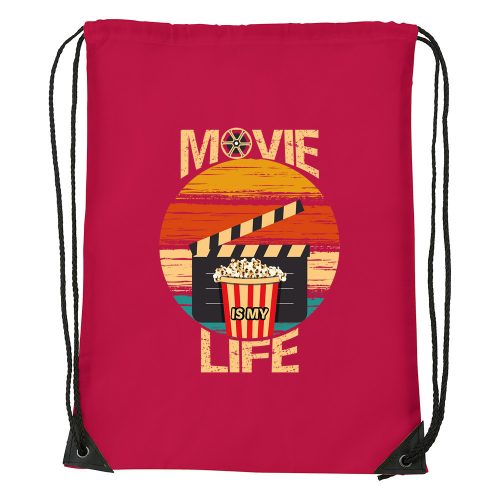 Movie is my life - Sport táska piros