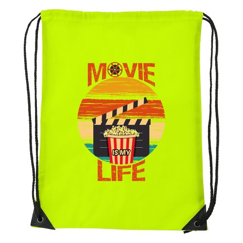 Movie is my life - Sport táska sárga