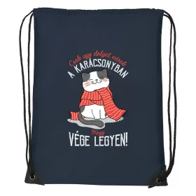   Csak egy dolgot várok a karácsonyban V4 - Sport táska navy kék