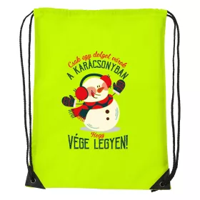   Csak egy dolgot várok a karácsonyban V3 - Sport táska sárga