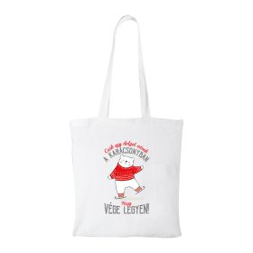   Csak egy dolgot várok a karácsonyban V1 - Bevásárló táska fehér