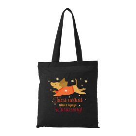   Tacsi nélkül nincs igazi Karácsony - Bevásárló táska fekete