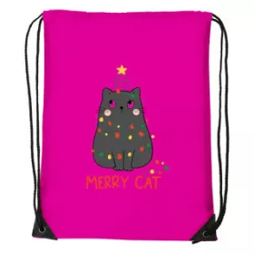 Merry Cat - Sport táska magenta