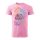 Póló A legjobb horgász bármilyen szörnyet kifog!  mintával - Rózsaszín XXL méretben