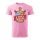 Póló A grill ördöge  mintával - Rózsaszín XXL méretben