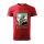Póló Ami nem öl meg, az megerősít mintával - Piros XXL méretben