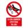 A galambok etetése tilos! Műanyag tábla 160x250 mm