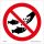 A halakat etetni tilos! Műanyag tábla 150x150 mm