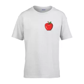   Detské tričko s nápisom MŠ Červené jablko vzor Biele 110 veľ