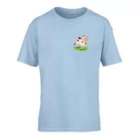   Detské tričko s nápisom škôlka so vzorom Boci Svetlomodré 110 veľ