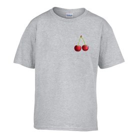 Detské tričko s nápisom MŠ Čerešňa vzor Grey 110 veľ