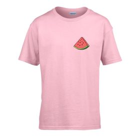   Detské tričko škôlka nápis so vzorom Melón Pink 110 veľ