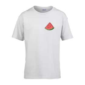   Detské tričko škôlka nápis so vzorom Melón White 110 veľ