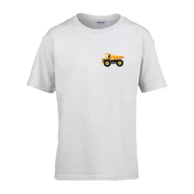   Detské tričko s nápisom škôlka so vzorom Dömper White 110 veľ