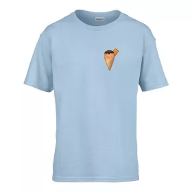   Detské tričko s nápisom škôlka Frost vzor Svetlomodrá 110 veľ