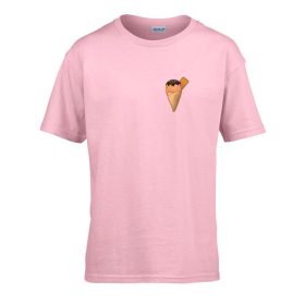 Detské tričko škôlka nápis Frost vzor Ružová 110 veľ